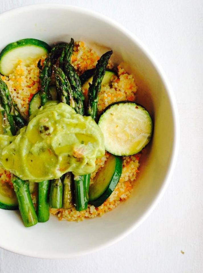 Quick&Easy Weeknight Dinner Spicy Guacamole Bowl