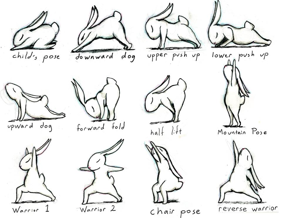 Easter Bunny Yoga