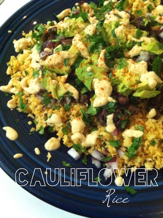 GlutenFree Recipe ChipotleStyle Cauliflower "Rice"